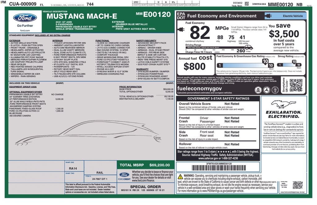 ford mustang mach-e 2021 3FMTK4SX4MME00120 image ford mustang mach-e 2021 3FMTK4SX4MME00120 image